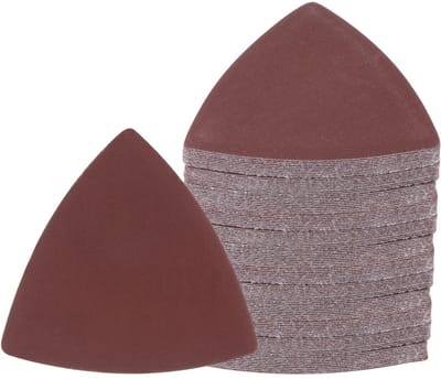 Cosensi- Schuurpapier Set 120 Stuks - Schuurpapier Driehoek 3-1/8 Inch - Korrel 40-3000 - Aluminiumoxide - Antistatisch - Voor Hout/Metaal - Schuurbladen