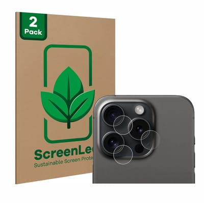 2 Stuks Screenprotector voor Apple iPhone 15 Pro (ALLEEN Camera Lens) - Hoogwaardige Beschermfolie transparant