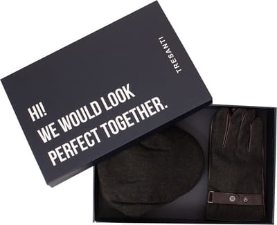TRESANTI | DEMPSEY I Giftset flatcap and gloves | groen