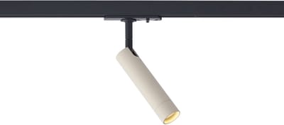 QAZQA ivy - Moderne Spot railsysteem verlichting, railverlichting geschikt voor led - 1 lichts - Ø 2.8 cm - Beige - Woonkamer | Slaapkamer | Keuken