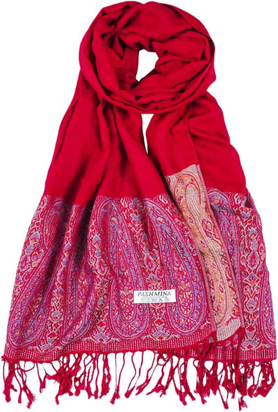 Dames Sjaal Pashmina Stijl Paisley Patroon Zachte Stole voor Winter en Reizen