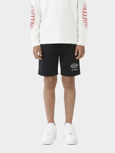 Malelions Damaged Hem Shorts Broeken Jongens - Zwart - Maat 140