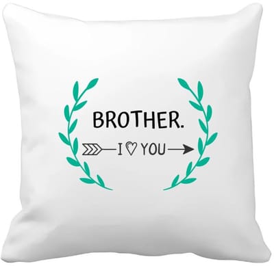 Akyol - brother i love you Kussen hoes - Broer - de liefste broer - verjaardag - cadeautje voor broer - broer artikelen - kado - geschenk - 40 bij 40 cm