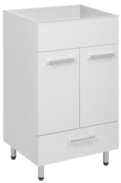 STAMAR - Badkamerkast 49,7cm met Lade - Badkamermeubel - Wit