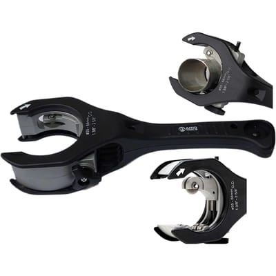 AMD Tools - Uitlaatpijpsnijder - 35-66 mm - Grijper mechanisme - Ratel