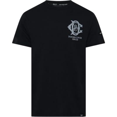Duck and Cover Heren Randolph T-Shirt (Zwart)