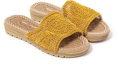 BRASILERAS Sandalen damen-mosterd -36