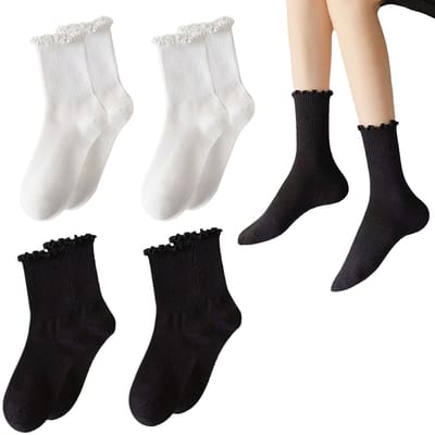 Dailygoods- Enkelsokken Dames - 4 Paar - Maat 36/39 - Comfortabel - Ademend - Antislip - Perfect voor Sneakers - Sokken