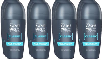 Dove Deo Roller - Men+Care Classic - Voordeelverpakking 12 x 50 ml