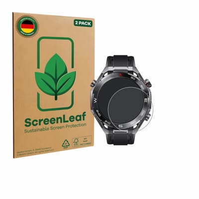 2 Stuks Screenprotector voor Huawei Watch Ultimate 2 Black - Hoogwaardige Beschermfolie transparant