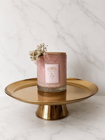 Younik Bloomatelier Noor - geurkaars - Eid Mubarak - paeonia- pioen - gift