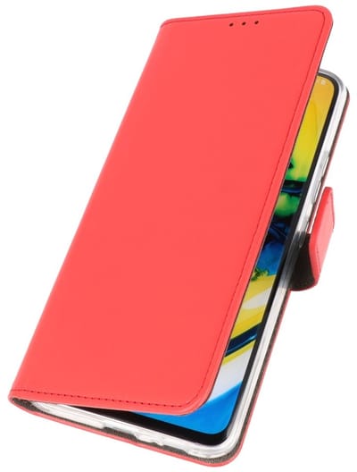 Booktype Telefoonhoesjes - Bookcase Hoesje - Wallet Case - Geschikt voor Samsung Galaxy A11 - Rood