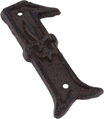 Cast Iron metalen digitale deuradresnummers - Rustieke deurborden voor huisnummer, poortnummer en kantoor, extra grote vintage borden