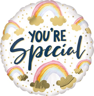 Amscan - Folieballon You're Special Wit Goud 43 cm