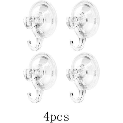 4-8 Stuks/Set Krachtige Zuignap Haken Heavy Duty Vacuüm Zuignap Douche Haken Opberg Hanger Badkamer Raam Haken