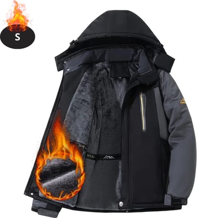 Livano Skipak - SkiBroek - Skijas - Ski Suit - Wintersport - Heren - Winter - Warm Fleece - Zwart - Maat S