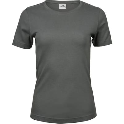 Tee Jays - Dames Interlock T-shirt - Powder Grey maat S