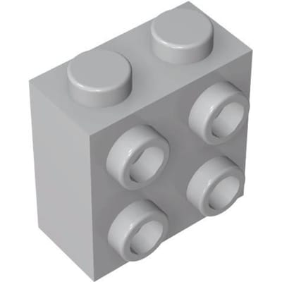 10 STUKS 22885 1x2x1 2/3 met Noppen aan 1 Kant Blok Moc Werkt met Baksteen DOE-HET-ZELF Kinderspeelgoed Assemblage 10pcs gray
