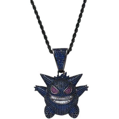 Populaire Europese en Amerikaanse Gepersonaliseerde Grappige Kettingen Huisdier Sprite Heren- en Dameskettingen en Accessoires black