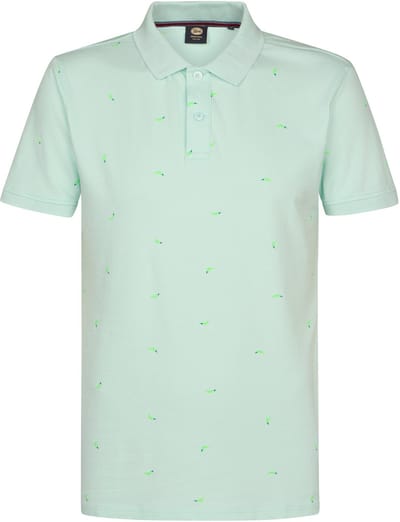 Petrol Industries - Heren Piqué polo Escape - Groen - Maat S