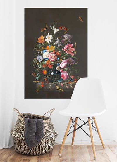 Schilderij op Canvas | Vaas met bloemen Jan Davids de Heem - 40 x 60 cm | PosterGuru