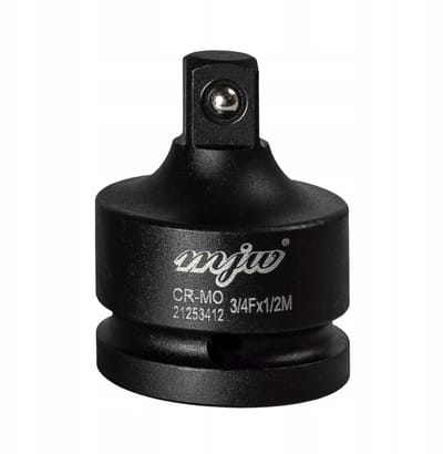 MJW Slagdopp adapter 3/4” voor 1/2” CrMo - 1737,6 Nm