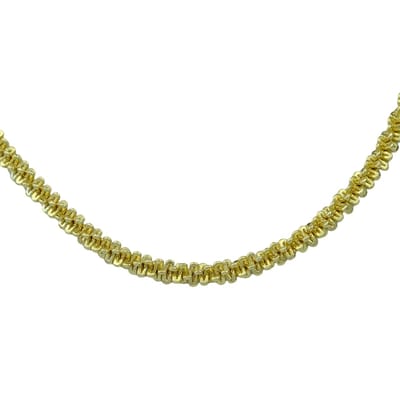 Italian Dorika Model Necklace Gold 14K