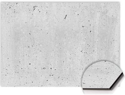 KitchenArt - Urban Cement Spatscherm - 60x30 cm - Spatscherm Achterwand Keuken - Spatwand Keuken