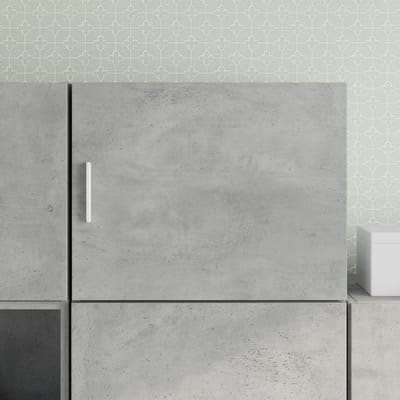 vidaXL - Wandkast - 50x42,5x40 - cm - bewerkt - hout - betongrijs