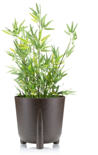 HowHomely Moss ECO Coffee - Bloempot - Espresso - 30xh28 - Inclusief Poten