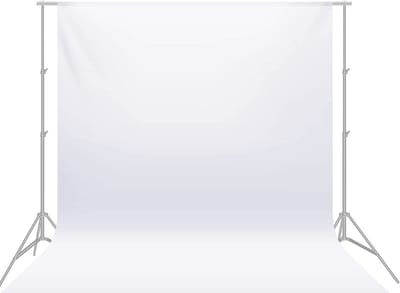 Neewer® -  Fotografie Achtergrond video Studio - Polyester Achtergrond display - Achtergrond niet inbegrepen - 2.8x4m (wit)