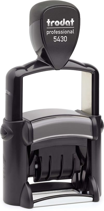 Trodat Professional 5430 Zwart - Stempels - Stempels volwassenen - Snelle Levering