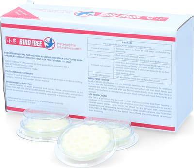 Bird Free anti vogel gel - geen overlast van vogels - vogelverjager - anti vogel kunststof schaaltjes