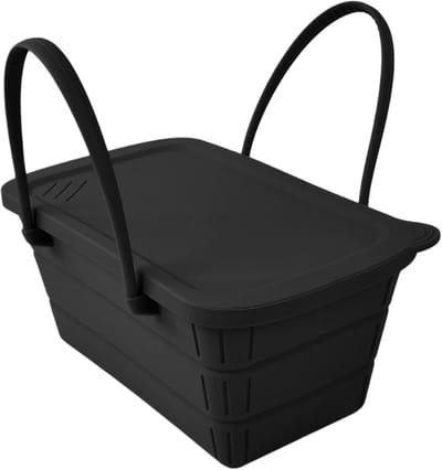 Opvouwbare ijsemmer - Drankkoeler met deksel - Buitenactiviteiten en feestjes - Ruime capaciteit mal - 22x115x12cm