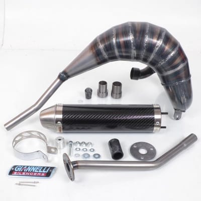 giannelli uitlaat voor motorfiets hm 50 crm derapage 2006 tot 2010 34080hf / 34686hf nieuw