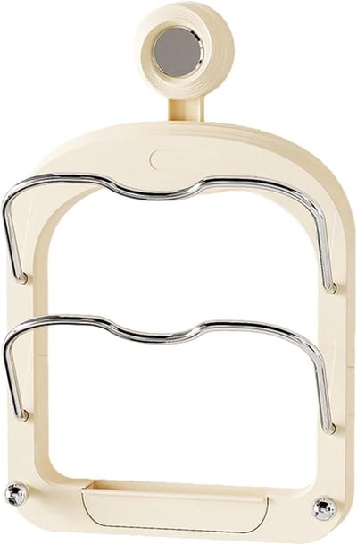 Pot Deksel Organizer - Keuken Houder - Keuken Organiseren - Zonder Boren - 25.8 cm - Romig