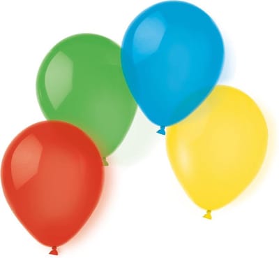 100 Latex Ballonnen - assorti 18 cm/7''