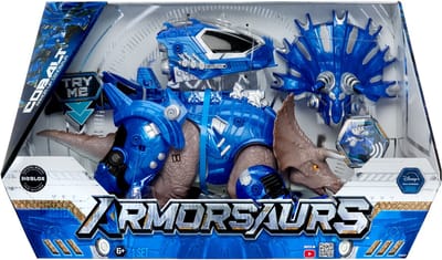 Armorsaurs Armor-Up-speelgoedfiguurtje Cobalt