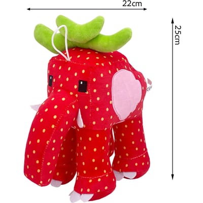 Voler Un Peluche Chair Brainrot Sammy Jandel Éléphant Fraise Peluche Maison Jouet Rempli Cadeau pour Fans de Jeux Vidéo