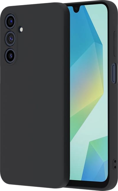 Just in Case hoesje geschikt voor Samsung Galaxy A16 Hoesje - Color Backcover - Zwart