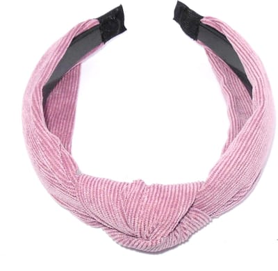 Diadeem ribstof roze - winter - winterstof - dikke stof