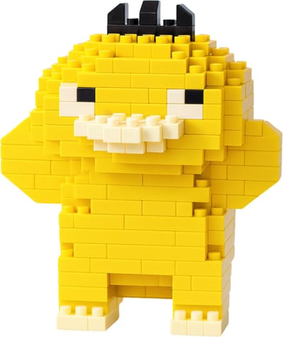 Psyduck - Nano Blocks - Bouwset – 204 Stukjes DIY Mini Bouwstenen - Blokken - Speelgoed - BRICKY