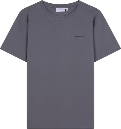 AMBIQUE - Justin T-Shirt - 111 Stone Grey - Maat 134/140