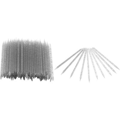 100 stuks Nagelverzorging Nagelriemduwer Dode Huid Verwijdering Manicure Pedicure Nagelriem Reinigingsstokjes Zwart