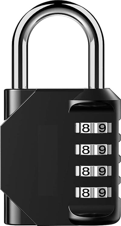 Rogi Hangslot - Cijferslot - 1 Stuk - Kofferslot - Slot voor kluisje - Slot voor Reiskoffer - 80mm