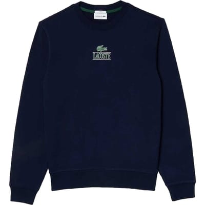 Lacoste Unisex Volwassenen Logo Sweatshirt (Marineblauw)