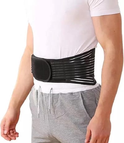 Rugbrace Onderrug - Onderrug Brace - Rug Steun - Verstelbare Brace - Rugband - Toermalijn Infrarood Massage Zelfwarmend