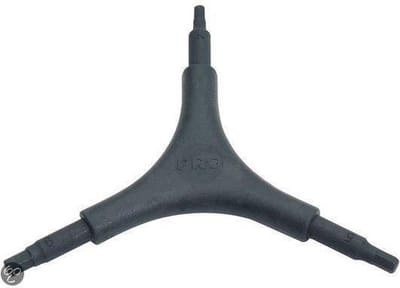 Pro Y-Drie-armsleutel Inbus 2/2,5/3 mm zwart