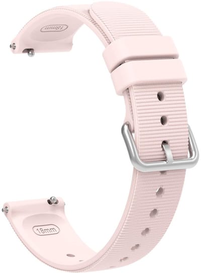 Siliconen bandje - geschikt voor Garmin Venu 2s / 3s / 4 (41mm) / Vivoactive 4s / Forerunner 255s / 265s - Huawei Watch GT 5 Pro - 42mm / GT 6 / GT 5 / GT 4 - 41mm - textuur - roze