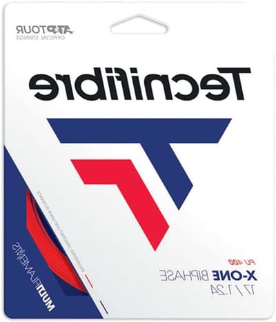 Tecnifibre X-One Biphase 12,2M Schwarz Tennis Set snaren 12,2m Multifilament Zwart 1,30